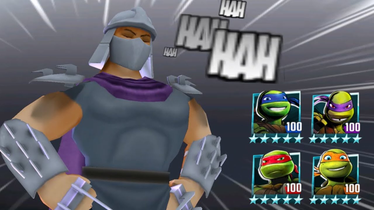 Shredder Classic And Nick Turtles (Leo,Donnie,Raph,Mikey) | Teenage Mutant Ninja Turtles Legends