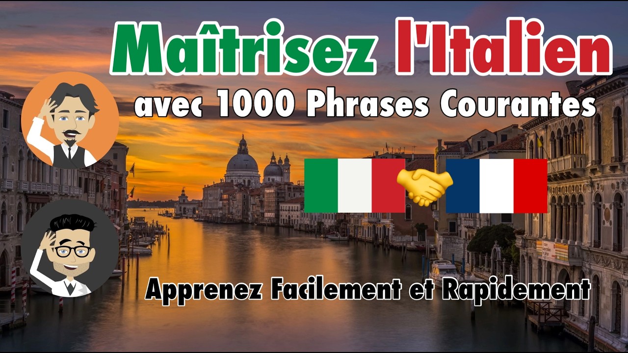 Maîtrisez l'Italien avec 1000 Phrases Courantes – Apprenez Facilement et Rapidement