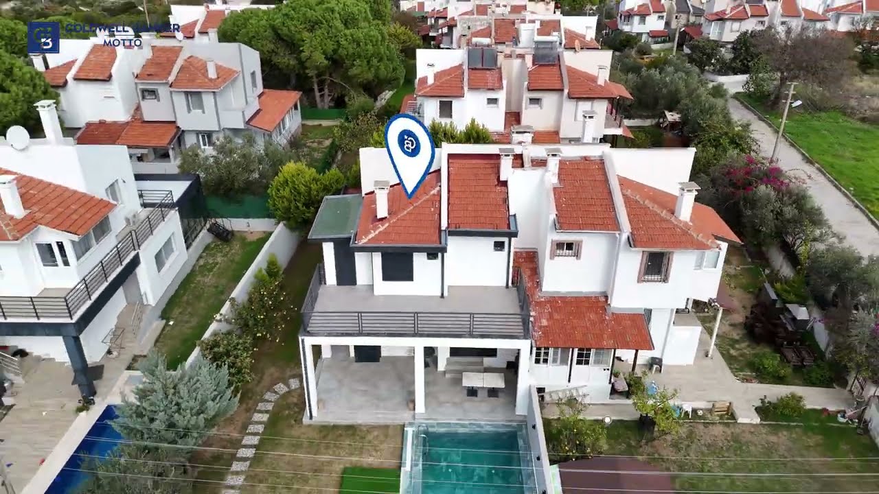 ÇEŞME DALYAN SATILIK EŞYALI, MÜSTAKİL HAVUZLU, FULL TADİLATLI 3+1VİLLA