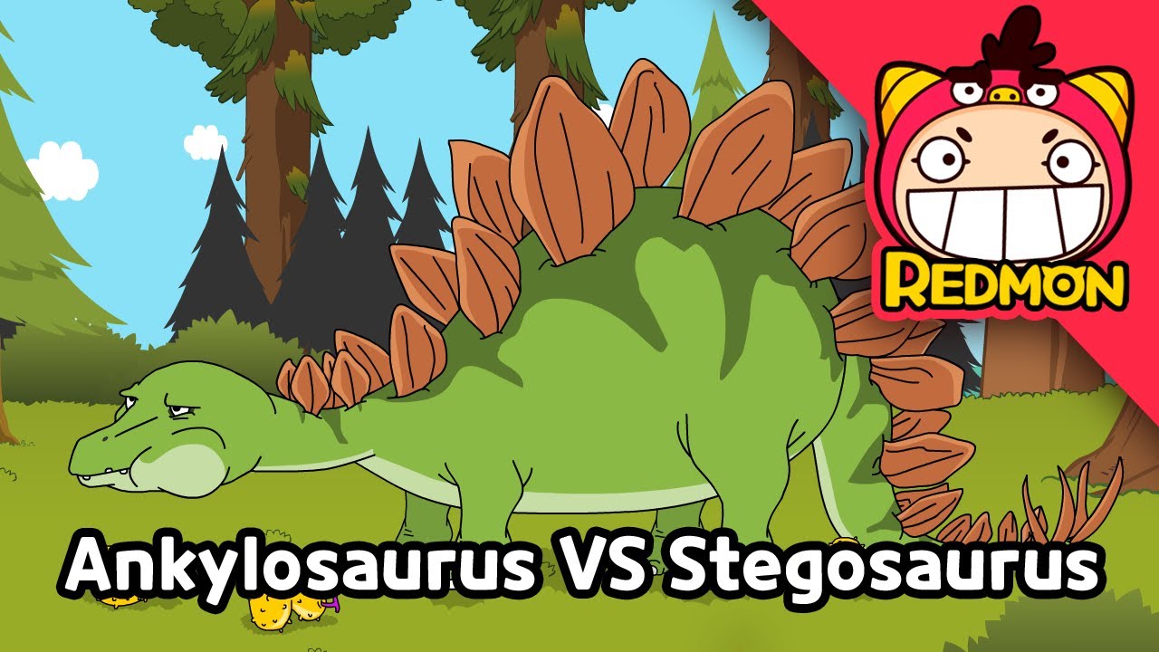 Ankylosaurus vs Stegosaurus | Who Would Win? Epic Dinosaur Battle Animation! | REDMON 4K
