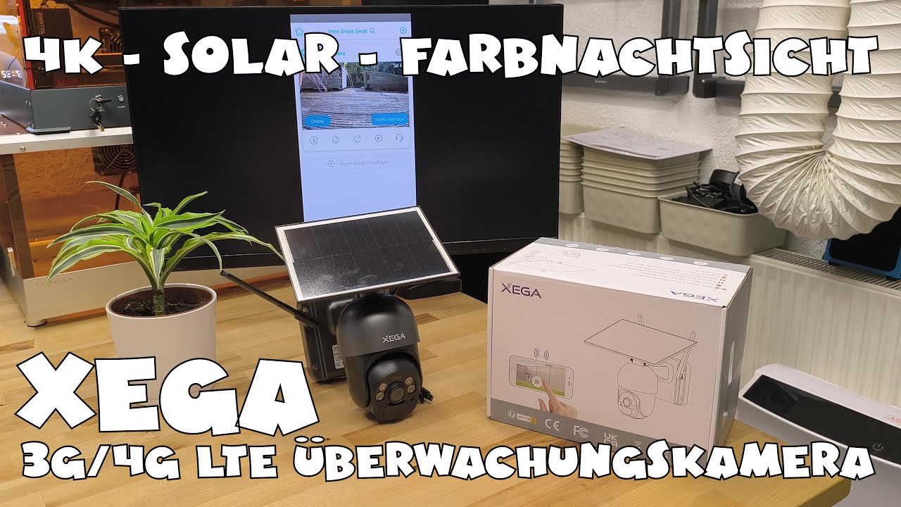 Xega 3G/4G LTE Überwachungskamera aussen mit SIM Karte