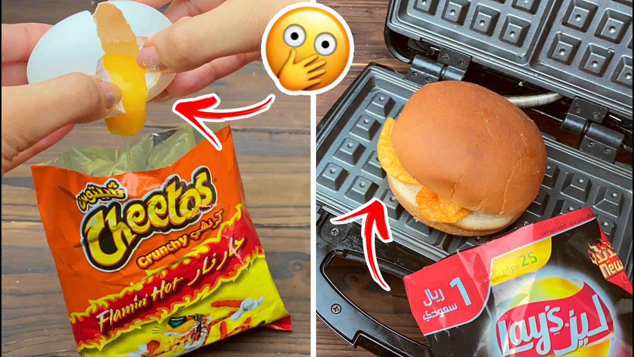 سويت اغرب طبخات المشتركين 🥵! بيض بالاندومي وشيتوس حار نار !!😱