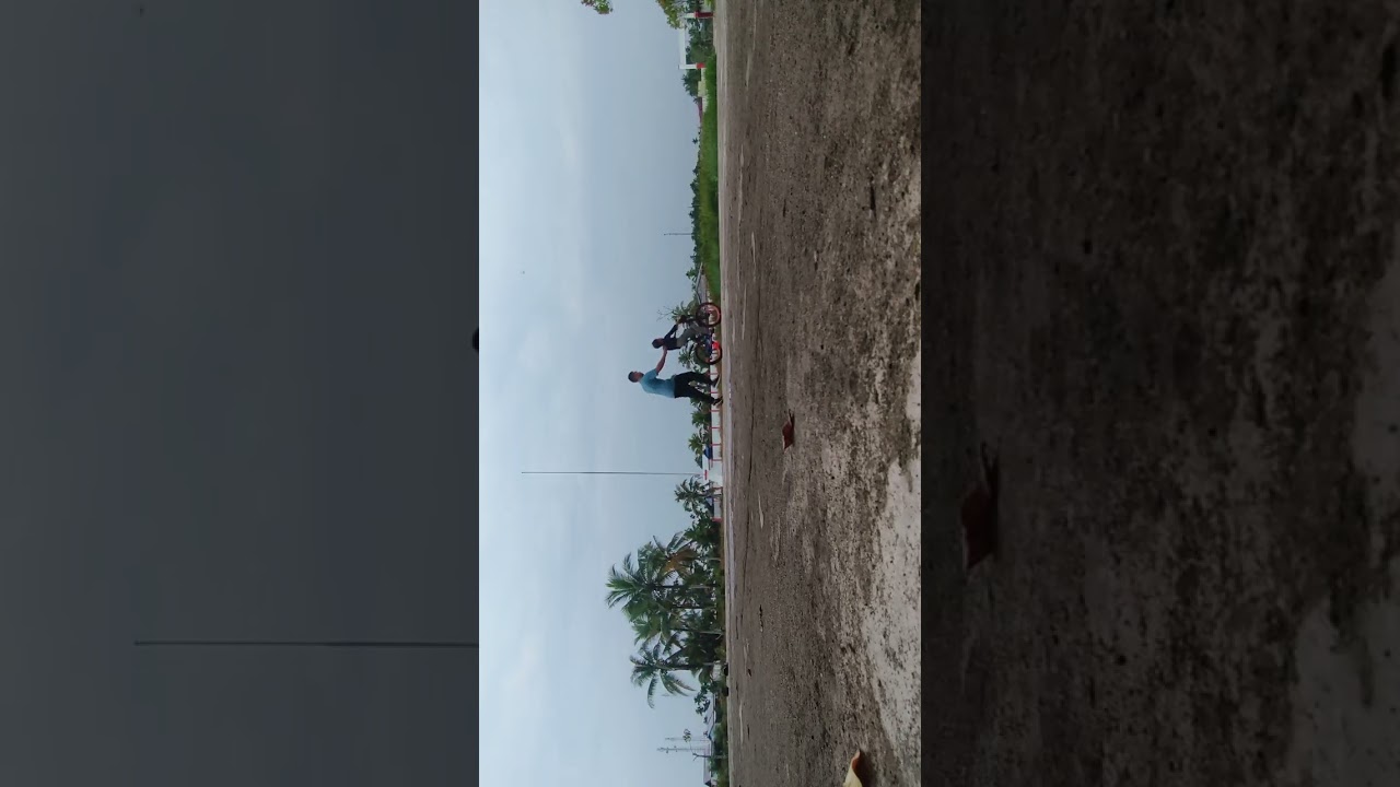 Afnan belajar bersepeda
