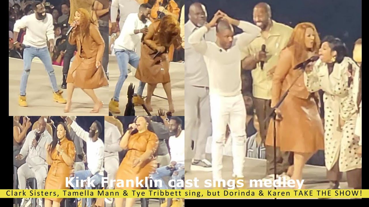 Tye Tribbett mic toss to DORINDA CLARK 🔥 🔥in Raleigh, NC