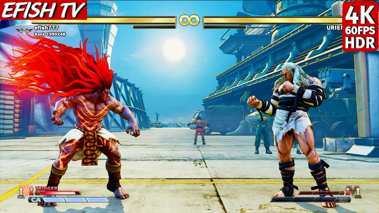 Necalli vs Urien (Hardest AI) - Street Fighter V