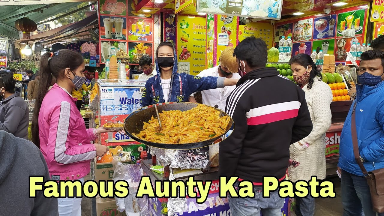 Hardworking Aunty Ka Pasta 🥘 | Karol Bagh | Street Food
