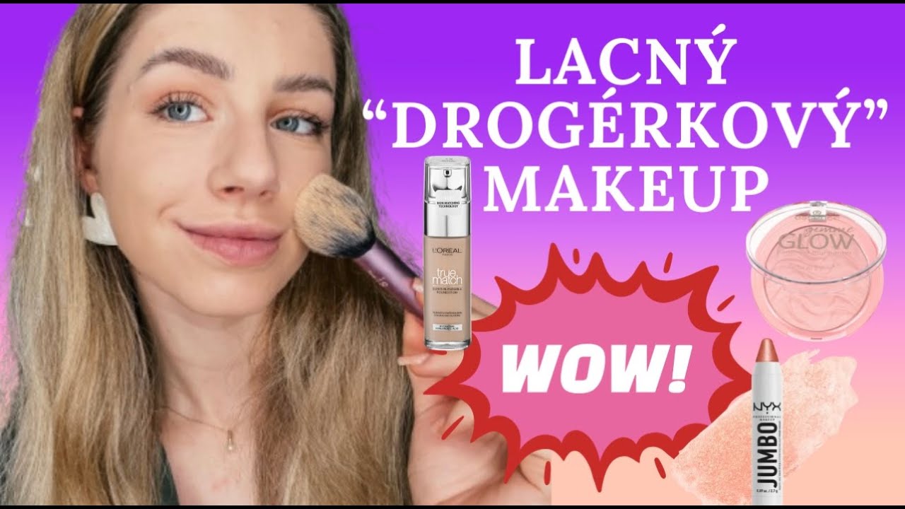 Celý makeup za pár eur?! Testujem lacnú kozmetiku z drogérie! 💸💖