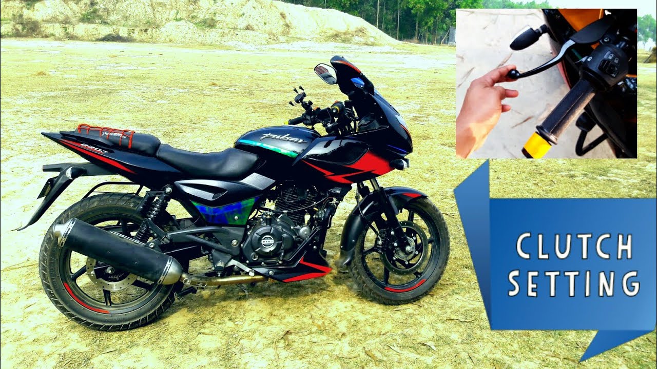 clutch setting/ clutch adjust on pulsar 220/ very easy, do it yourself at home 👍👍