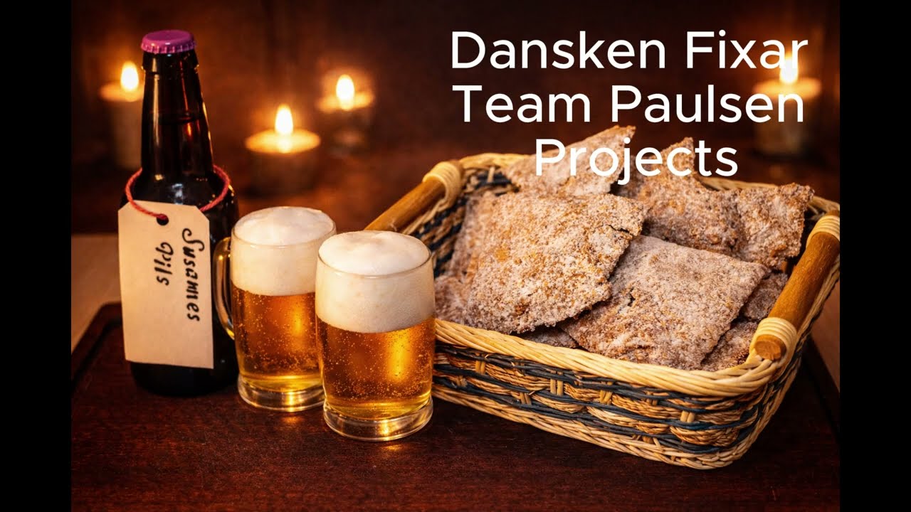 Knäckebröd på ölrester drav