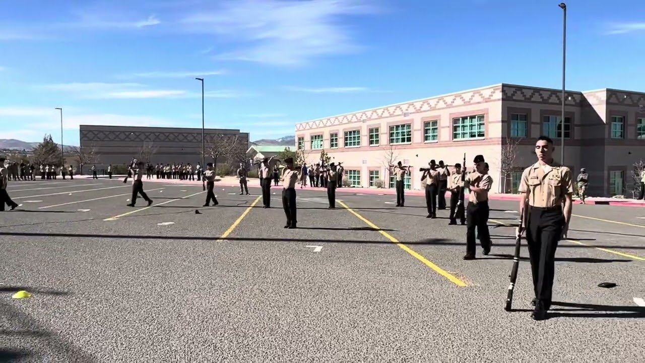 2025 Clark HS NJROTC Armed Drill Team Ex @ Damonte Ranch HS A22 Championship