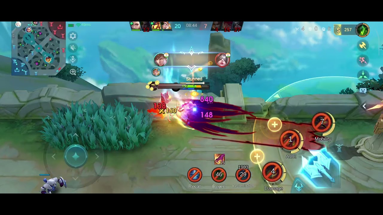Guision gameplay moba legend