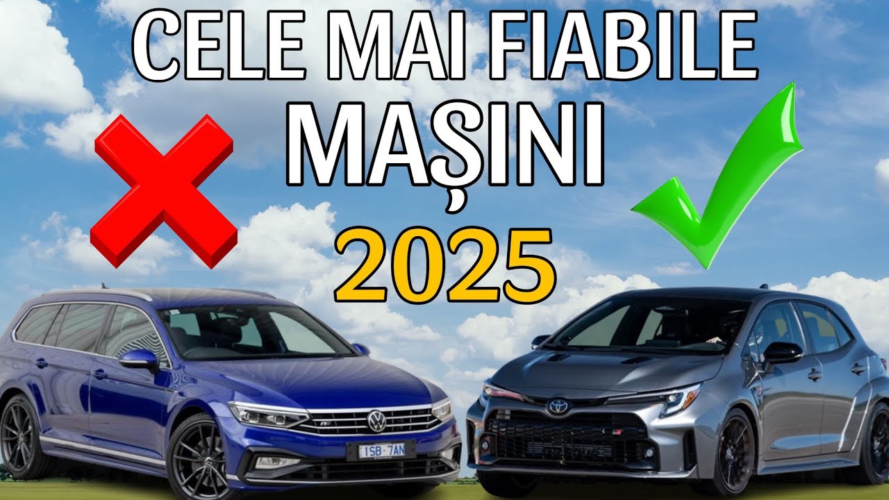 TOP 5 CELE MAI FIABILE MAȘINI SUB 10.000 EURO! (2025)
