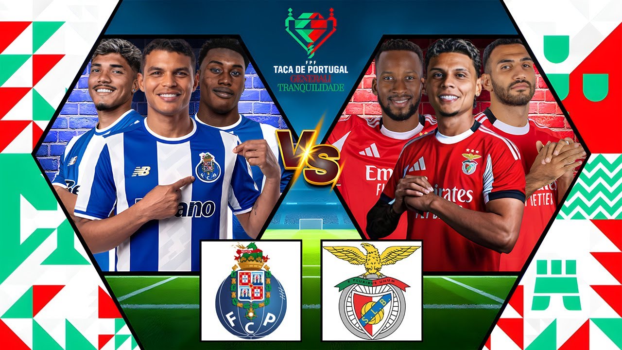 🔴LIVE | FC PORTO x SL BENFICA | TAÇA DE PORTUGAL 25/26