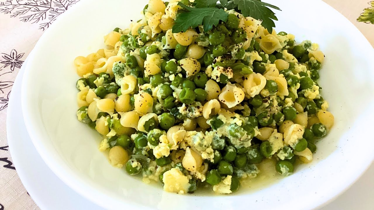 Pasta & Peas: The Italian Homemade Way • Step-by-Step Easy Recipe • Pasta e Piselli with a Twist