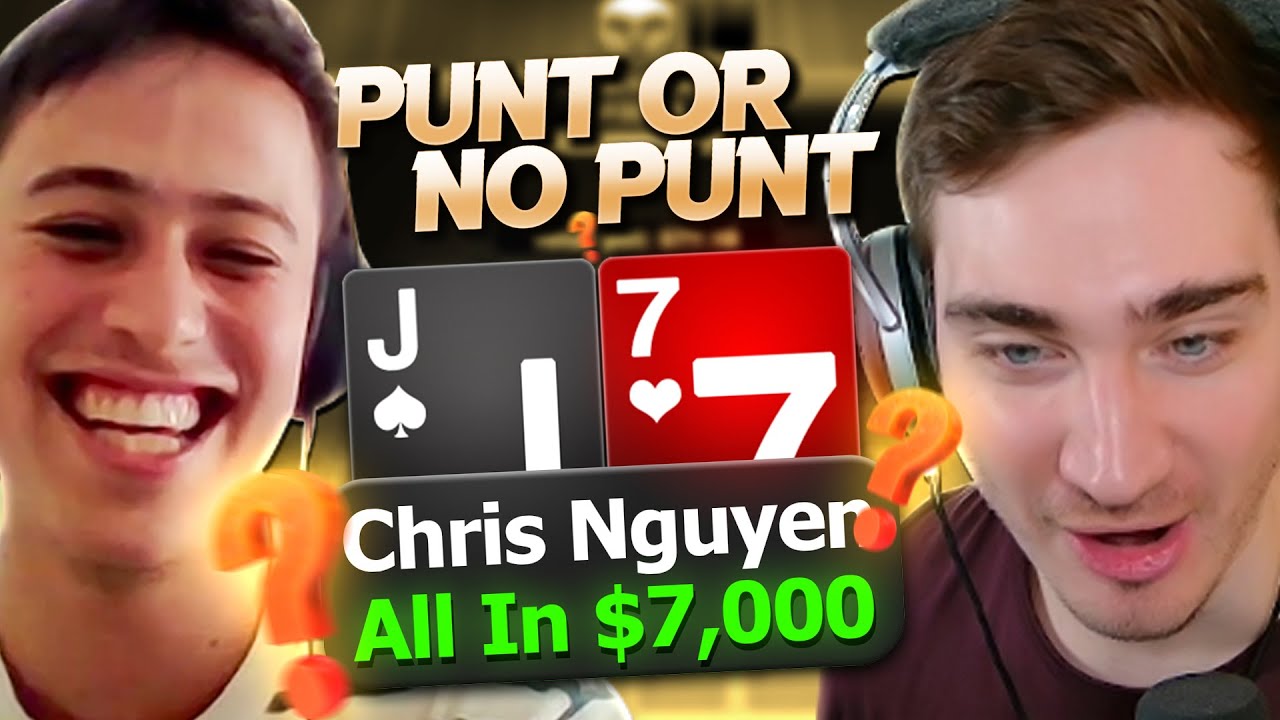 Chris Nguyen's Punt WAR vs Stefan11222 in CRAZY Bomb Pot?! | Punt or No Punt?!