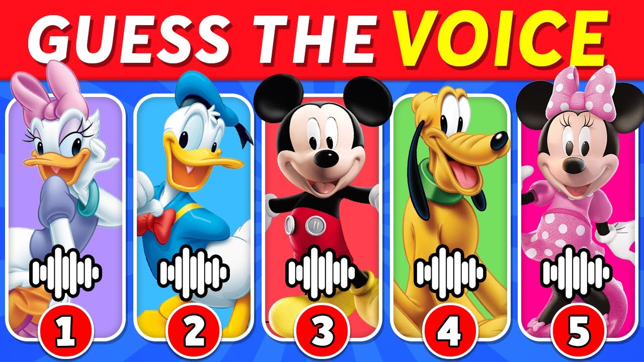 🔊 Guess The Mickey Mouse Clubhouse Characters by Their Voice🐭🏰 Minnie Mouse, Goofy, Donald Duck