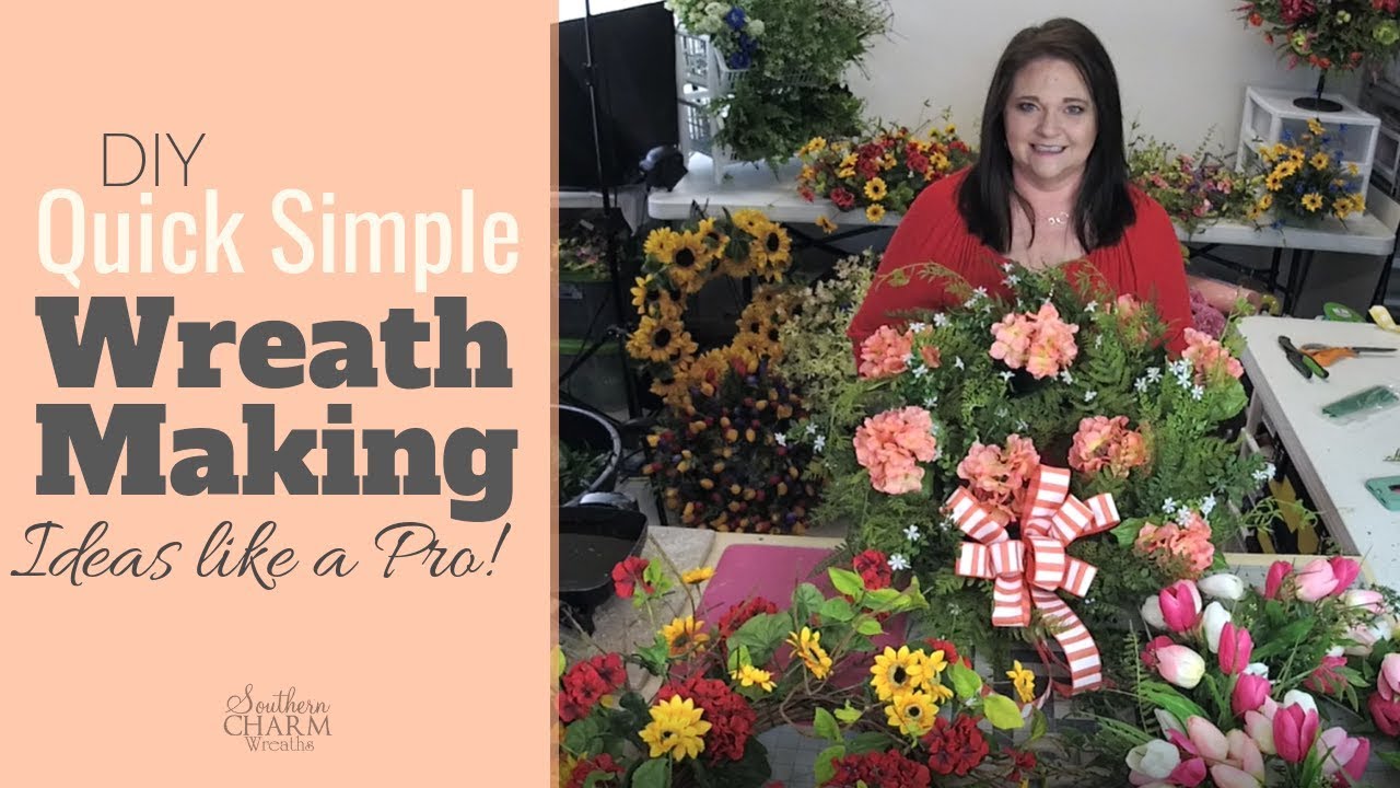 DIY Quick Simple Wreath Making Ideas Like a Pro