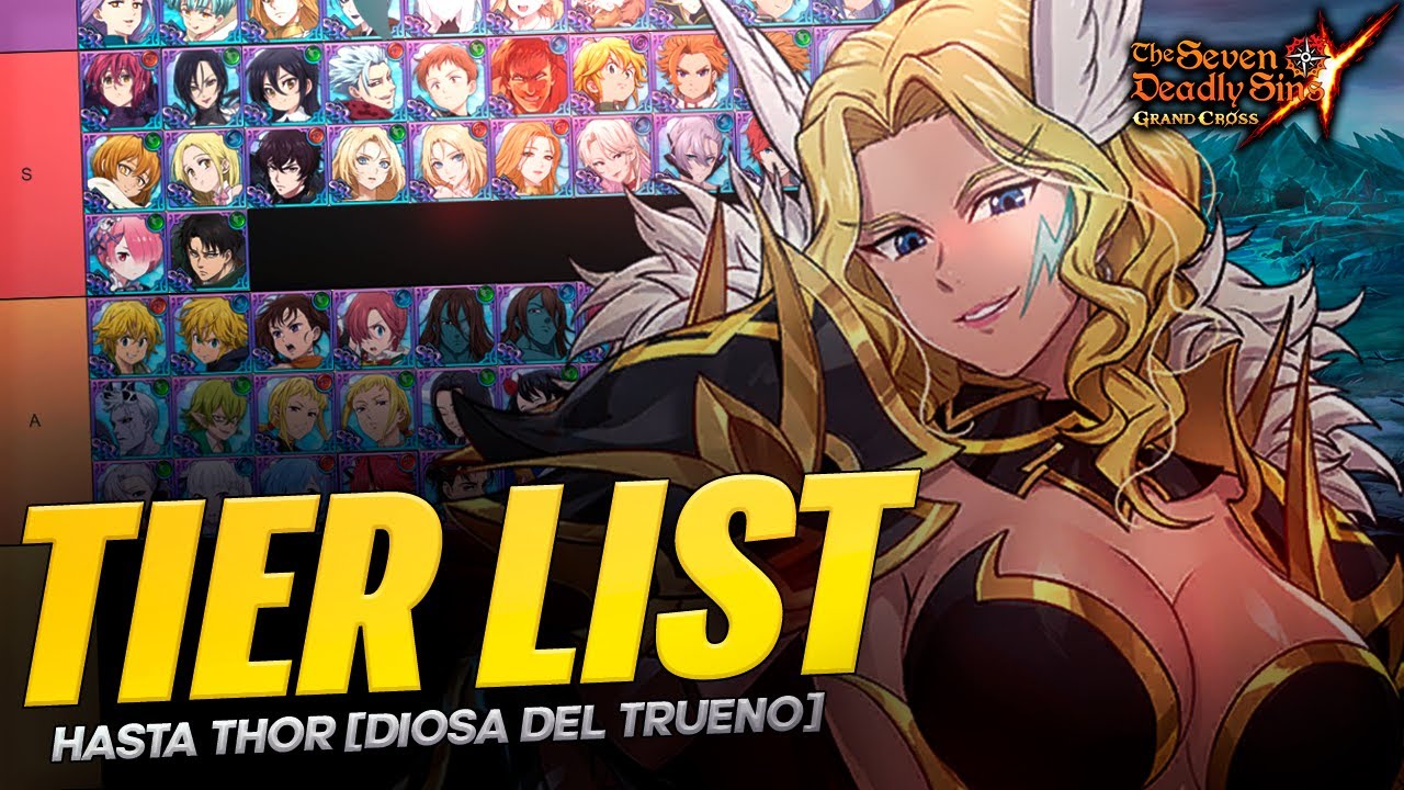 ¡LOS MEJORES PERSONAJES DE GRAND CROSS! Mi Tier List para AGOSTO 2024 | 7DS: Grand Cross