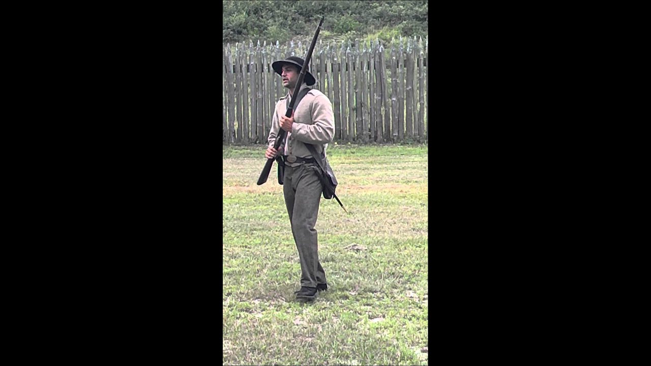 Part of our guided tour at Fort Fisher, NC