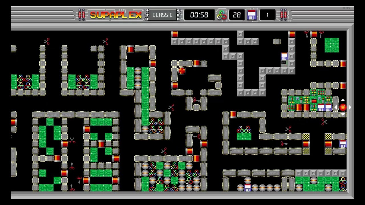 [SUPAPLEX CLASSIC] - LV. 66 : ISLAND HOPPER