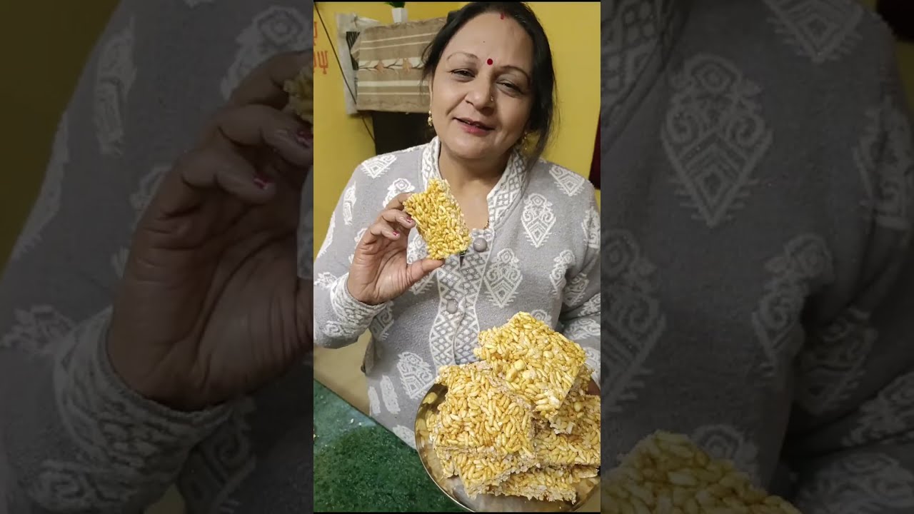 Sirf 10 Minute Me Murmure Ki Chikki 😍 | Makar Sankranti Special Recipe.Murmure Ki Chikki & Ladoo.