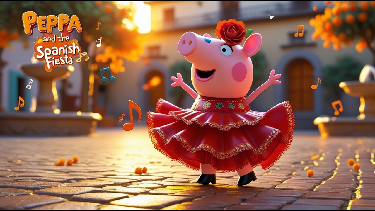 Peppa and the Spanish Fiesta | Peppa Pig’s Deep-Relaxation Spain Trip