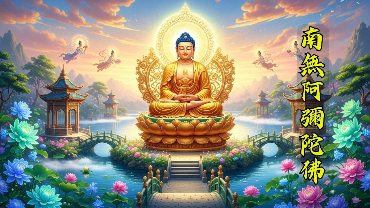 ✨ NAMO AMITUOFO（南無阿彌陀佛）｜莊嚴念佛聖號 · 一心不亂 · 身安意定 · 佛光攝受 · 福德圓滿