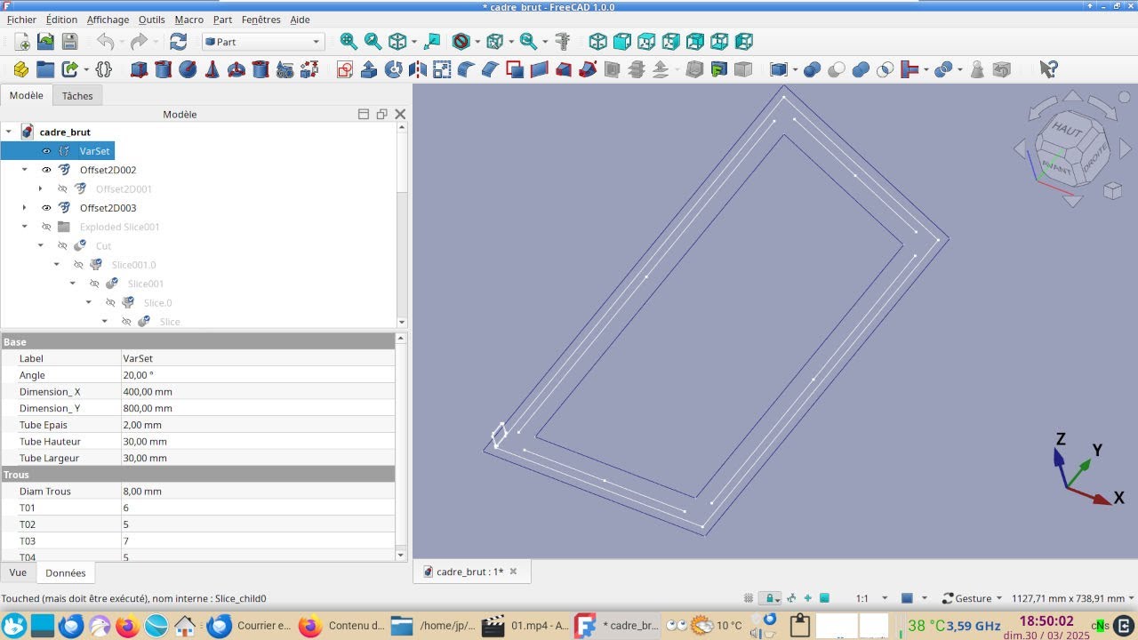 FreeCAD 1.0 : Créer un Jeu de Variables ou VarSet