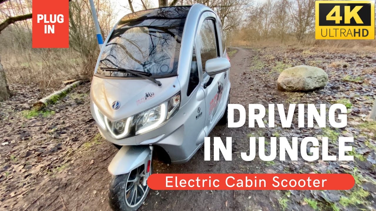 Electric 3-wheel scooter | Electric Cabin Scooter | Motorcycle | ZEV Electric T3-1 #4K