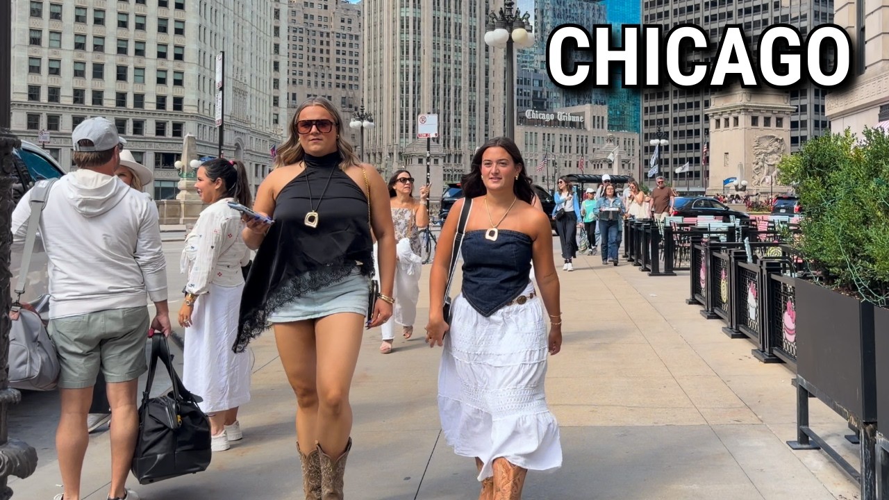 First Day of Summer 2026 In Chicago Walking Tour on Saturday | June 20, 2026 | 4K Video City Sounds