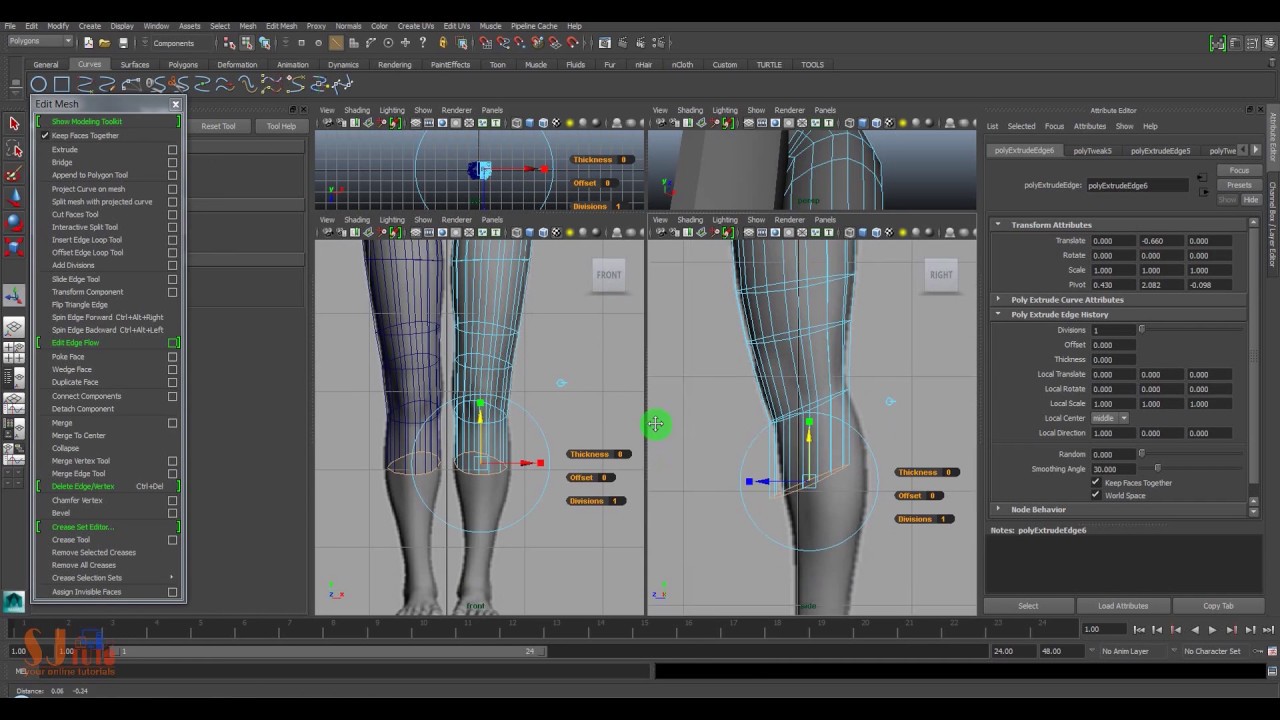 CHARACTER MODELING TUTORIAL/Part-02
