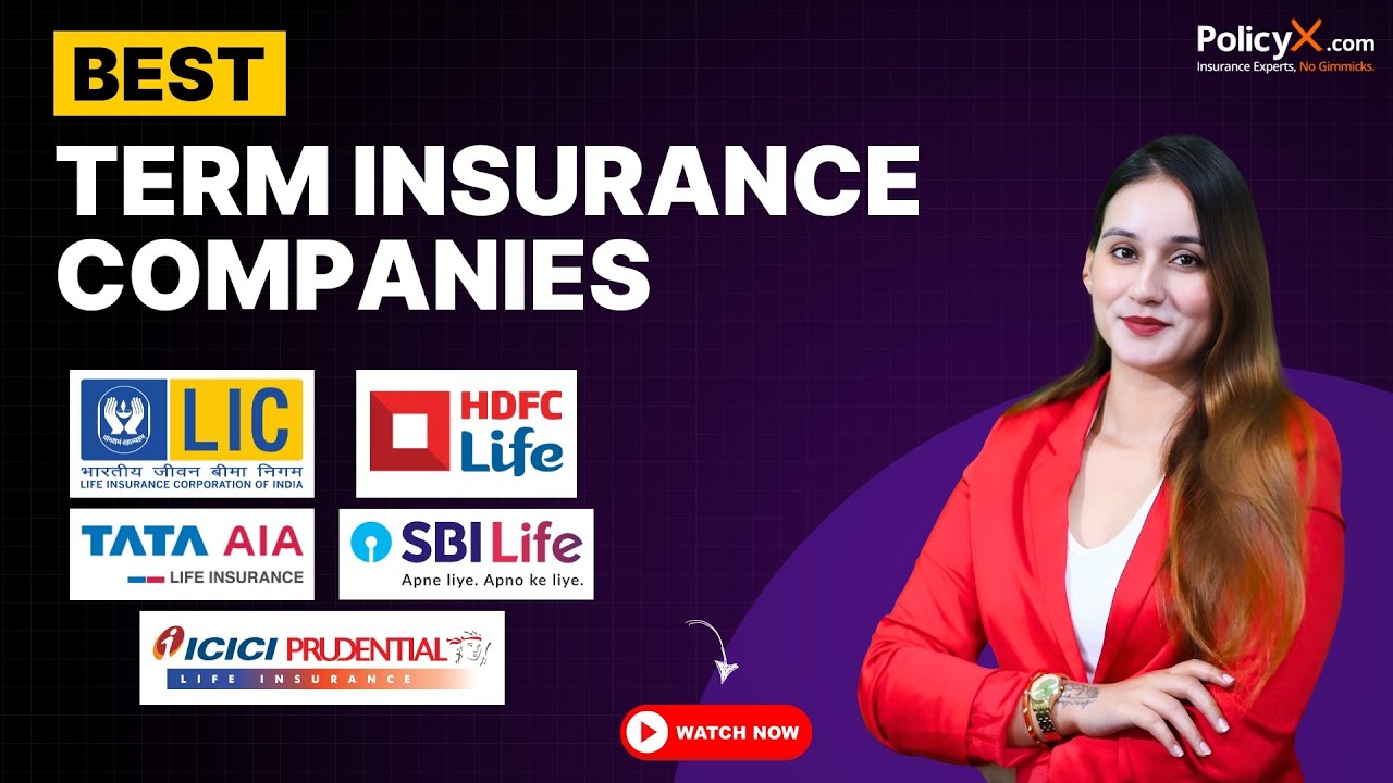 Best Term Insurance 2024 Plans | Top 5 Term Insurance Companies in India | Best Term Insurance Plans