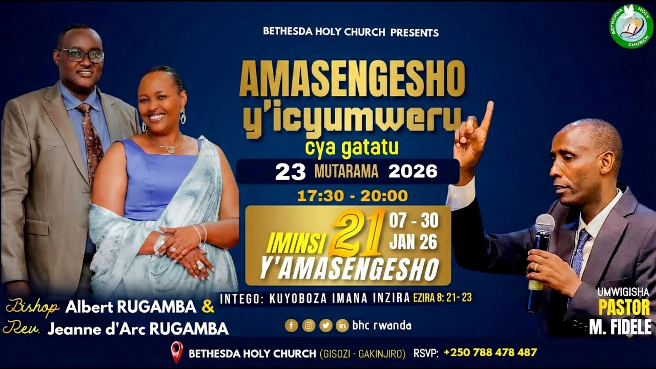 🔴LIVE: Kuyoboza IMANA inzira: Iminsi 21 yamasengesho | Ezira8:21-23 hamwe Pastor M. Fidele