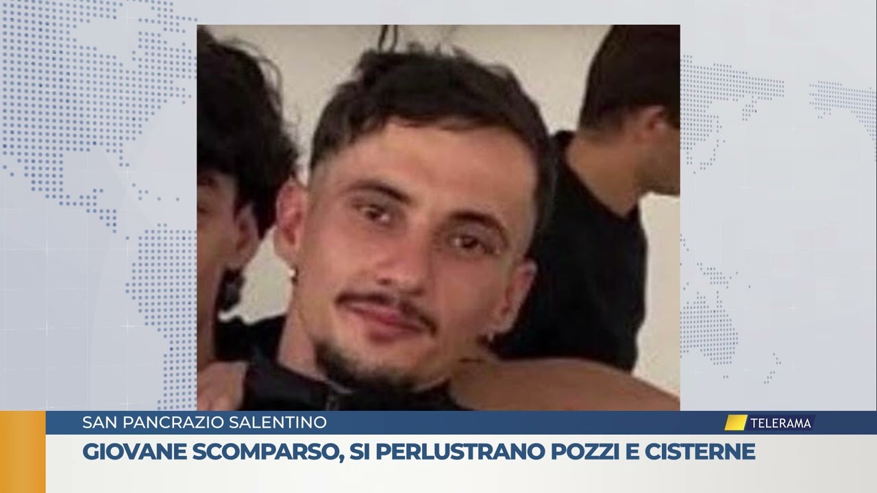 Giovane scomparso si perlustrano pozzi e cisterne