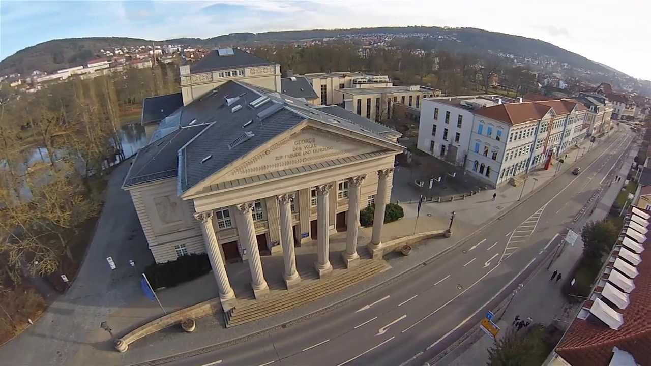 Meiningen von Oben (Part 2 des Meininger Rundfluges)