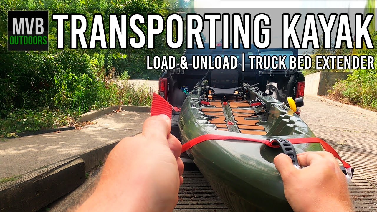 Load and Unload Large/Fishing Kayak Solo | Truck Bed Extender