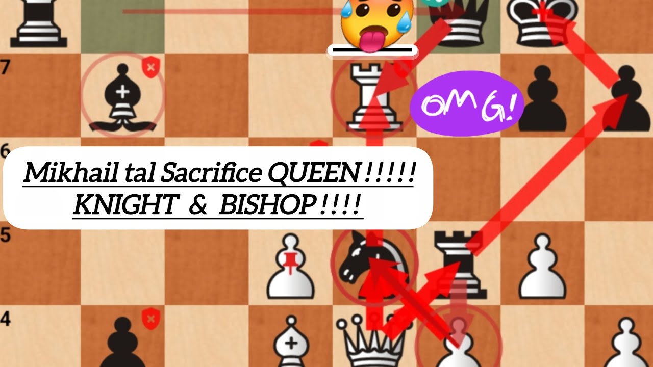 *Lord* Mikhail Tal Sacrifice Everything (Queen, Knight & Bishop) To CHECKMATE BentLarsen🥵👑