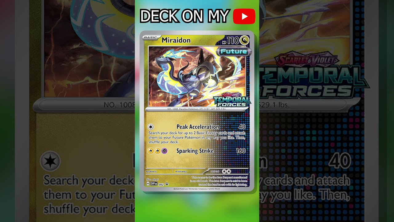 Iron Boulder ex + Miraidon Deck Profile  