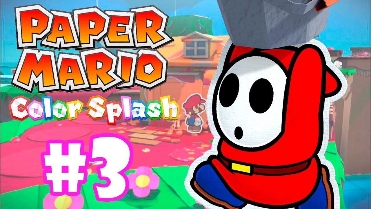 PAPER MARIO COLOR SPLASH #3 - NO C&Eacute;U TEM CAF&Eacute;