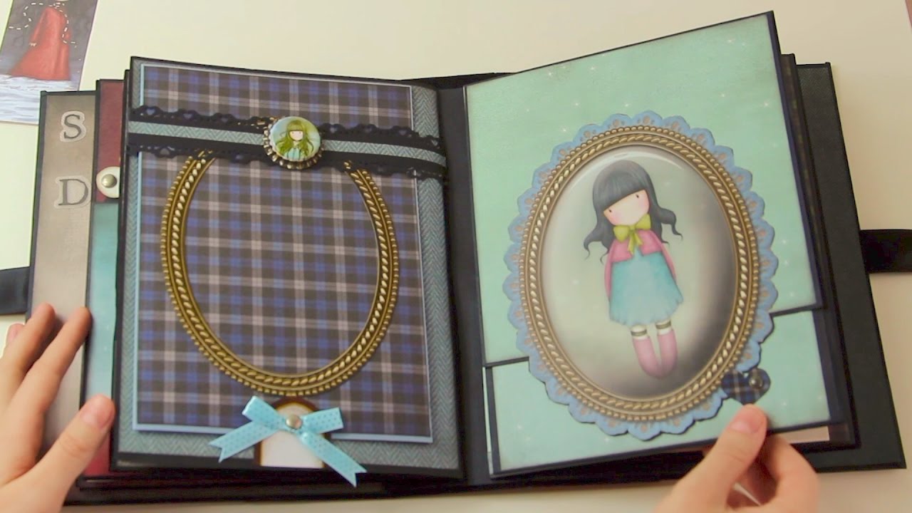 Gorjuss Journal Scrapbook Santoro Tweed / Gorjuss Альбом для девочек Скрапбук