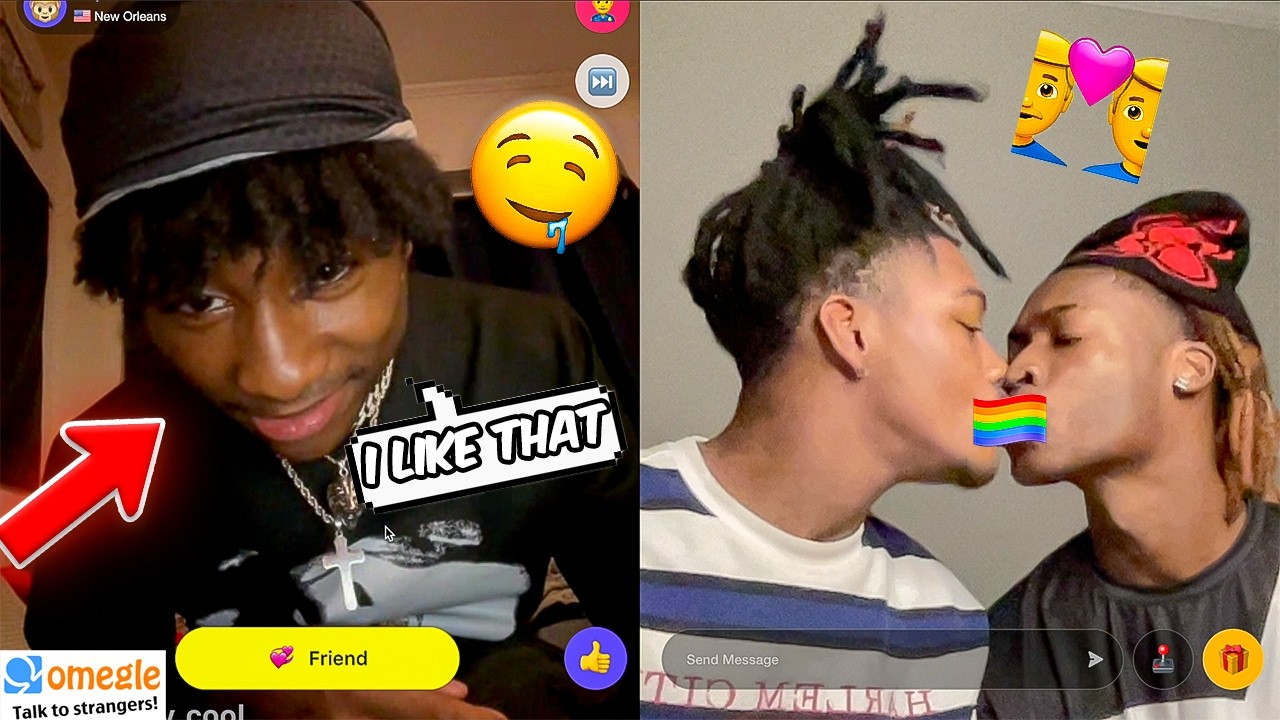 STRAIGHT MEN rethink their *SEXUALITY* AFTER WE KISSED on OMEGLE (Gay Couple)