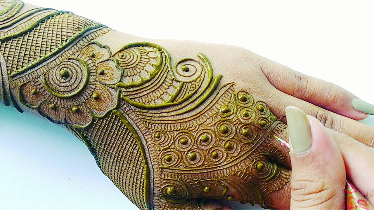 Neha's creation Mehndi design ll net patter arbic Mehndi design llunique mehndi design for back hand