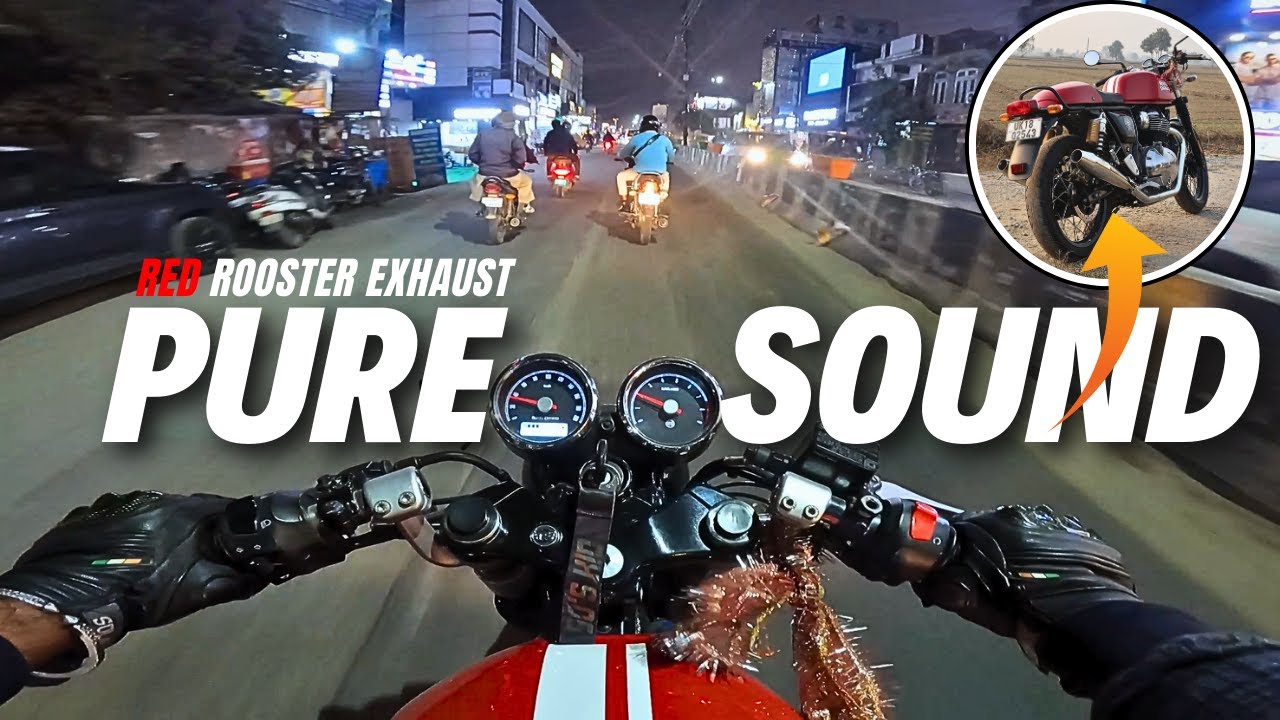 City Ride on Continental GT 650 | Raw Sound Onboard | Red Rooster Exhaust | POV ASMR