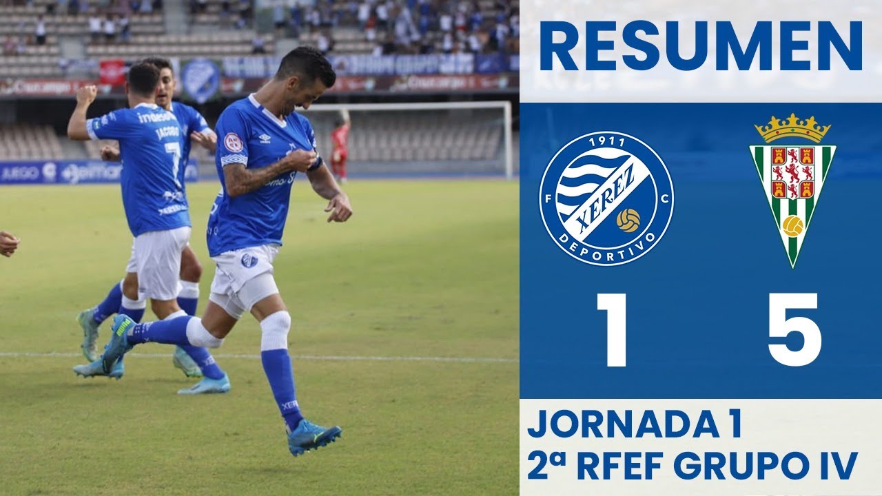 Resumen Segunda RFEF: Xerez Deportivo FC 1-5 Córdoba CF (2021-22)