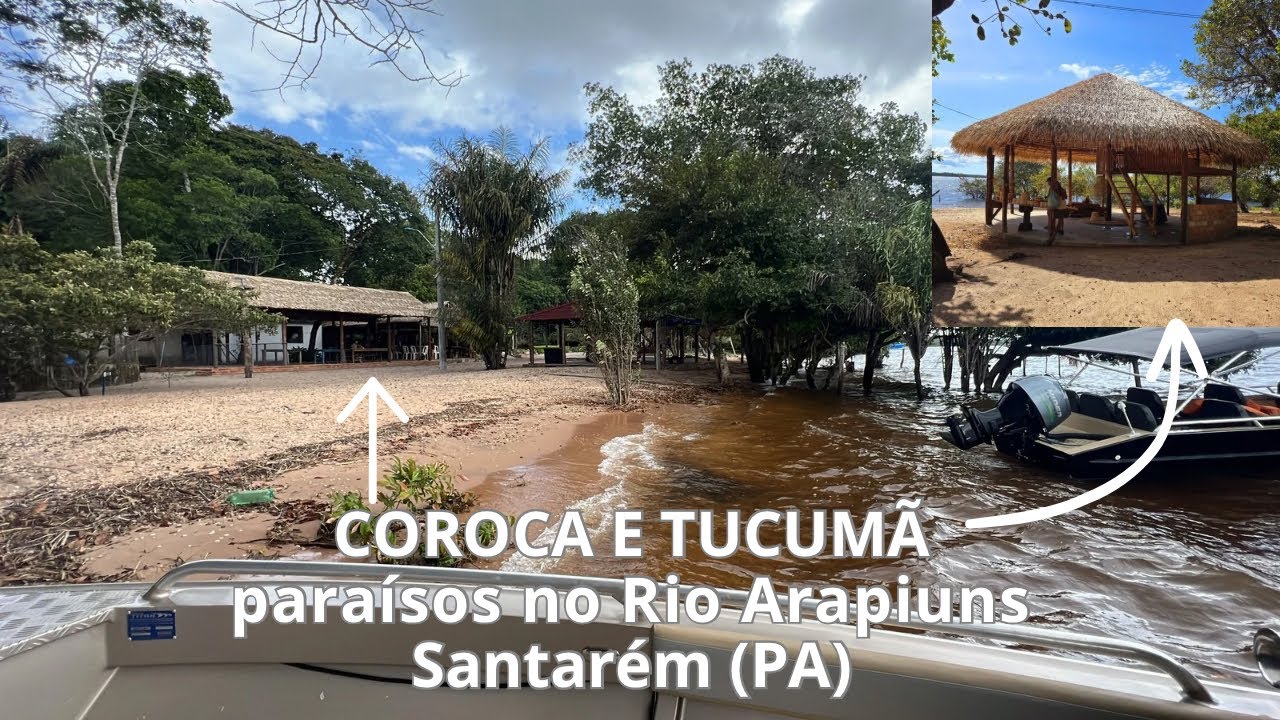 O que fazer em dois para&iacute;sos escondidos, no Rio Arapiuns, em Santar&eacute;m