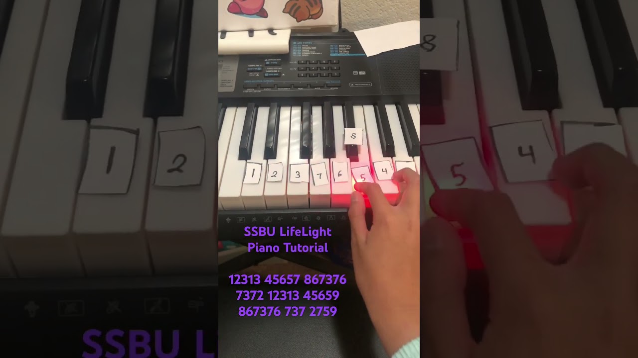 Super Smash Bros Ultimate LifeLight piano tutorial (REALLL) 