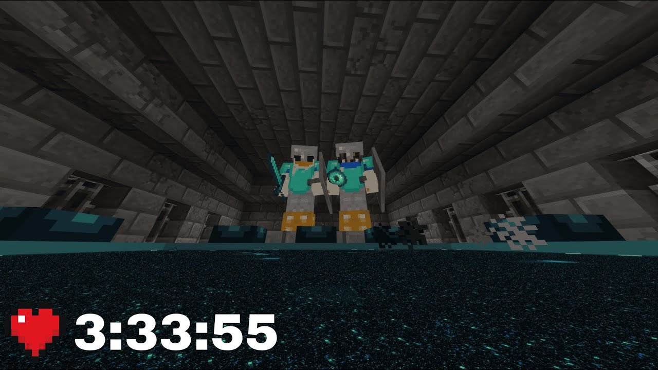 Attempting to beat hardcore Minecraft