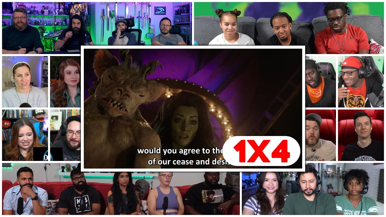 She-Hulk Season 1 Episode 4 Reaction Mashup