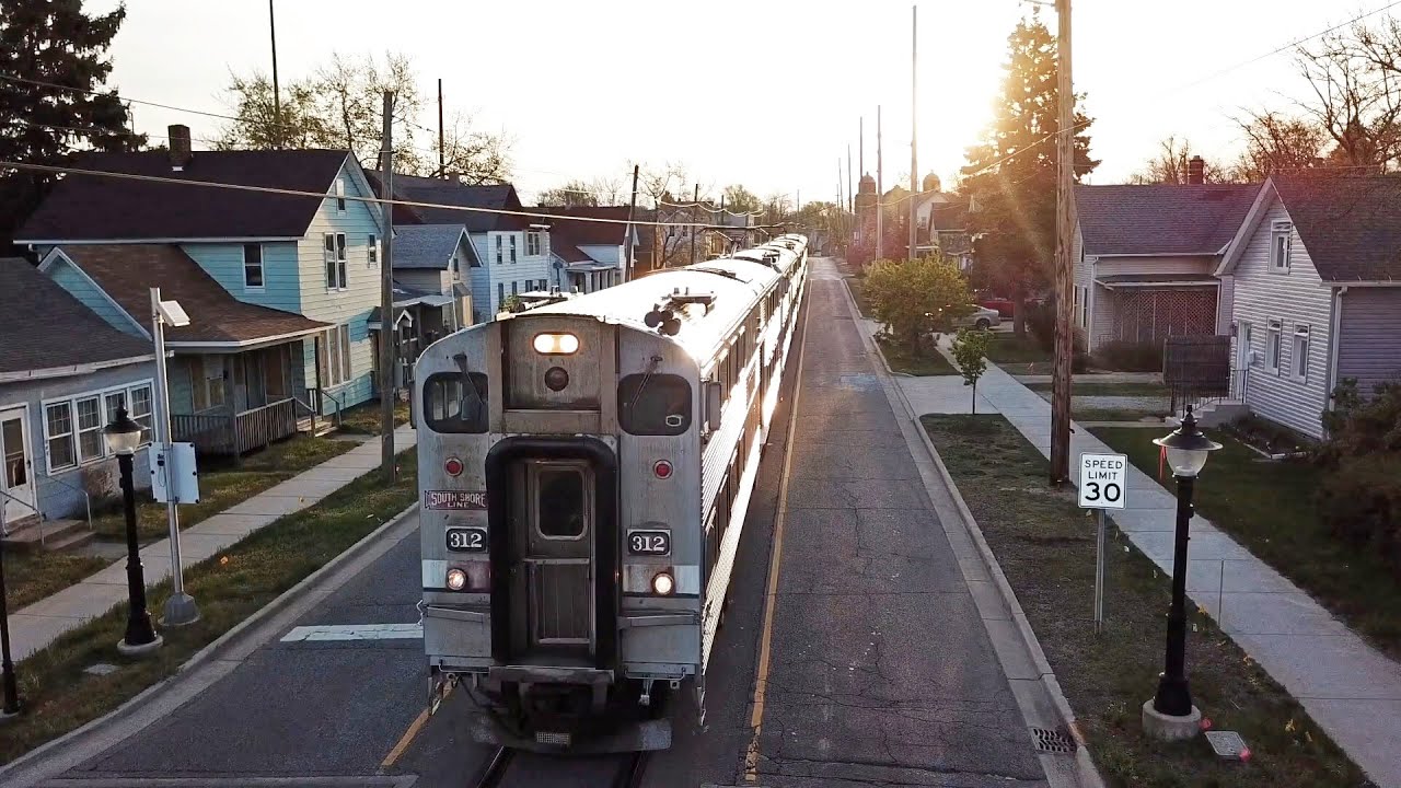 South Shore Line (& more) - Drone Shots - 2021