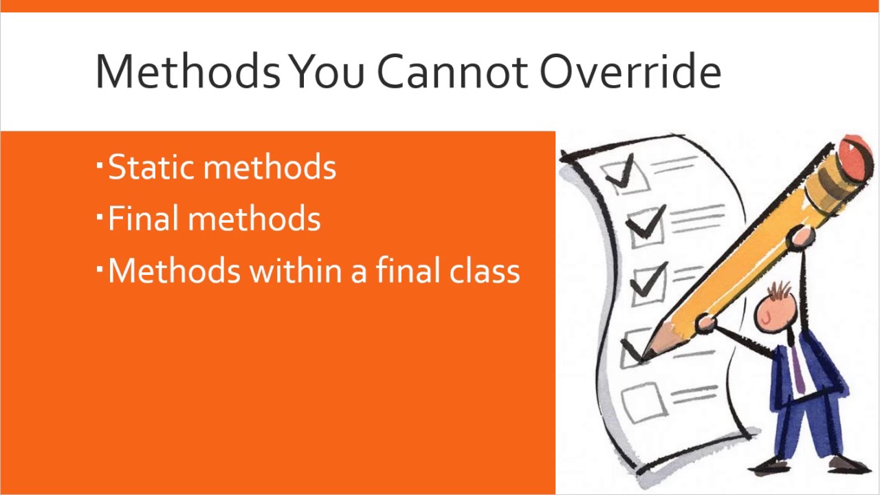 Java - Methods which cannot be overridden